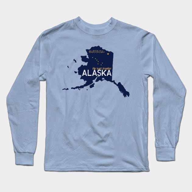 State of Alaska Long Sleeve T-Shirt by Slave Of Yeshua